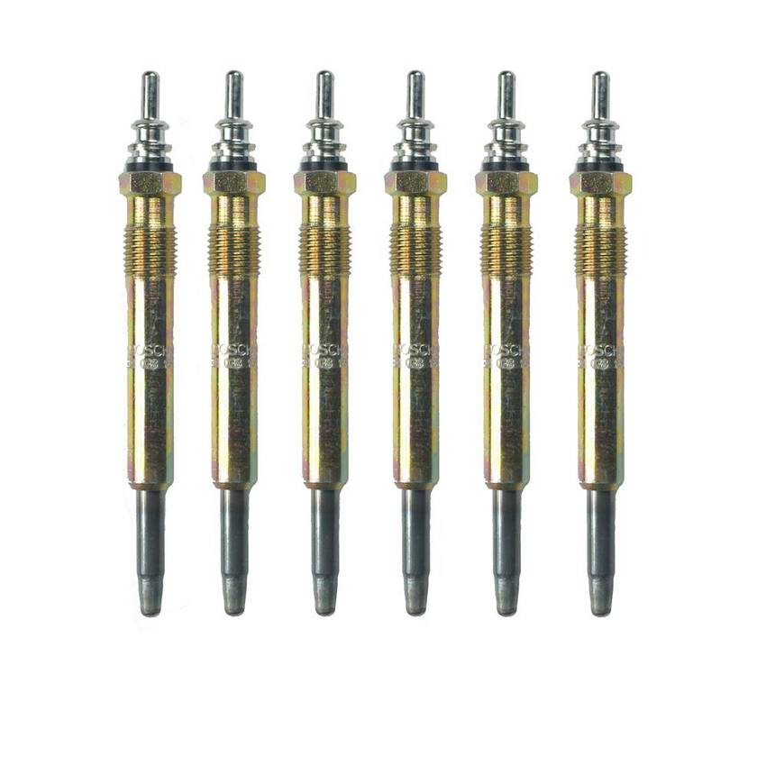 Mercedes Diesel Glow Plug Set (6 Pieces) 0011592001 Bosch 4182218KIT